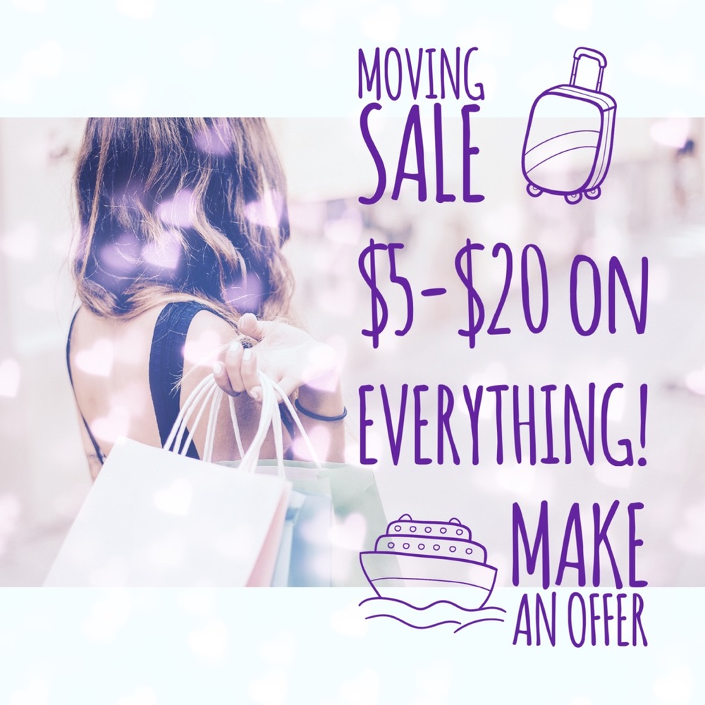MOVING SALE!!!! 🌸 ✈️